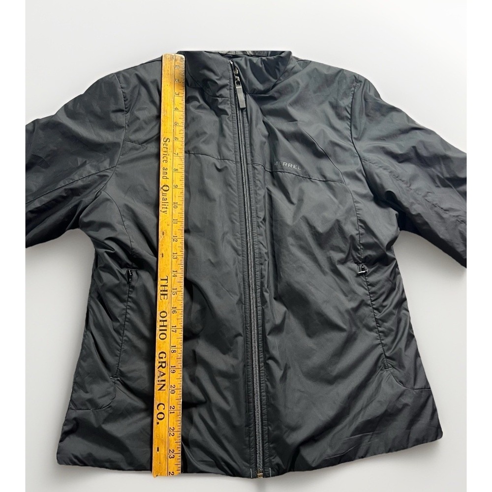 Merrell Primaloft Jacket Insulated Men's size Medium Black Outdoor Puffer Hiking - Picture 8 of 8